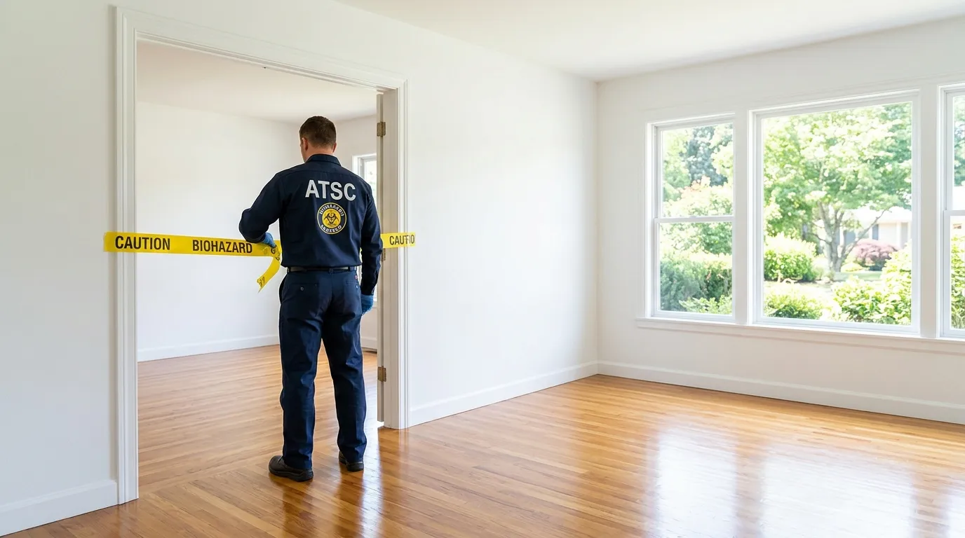 Certified biohazard cleanup crew performing Decomposition Cleanup in North Fort Myers